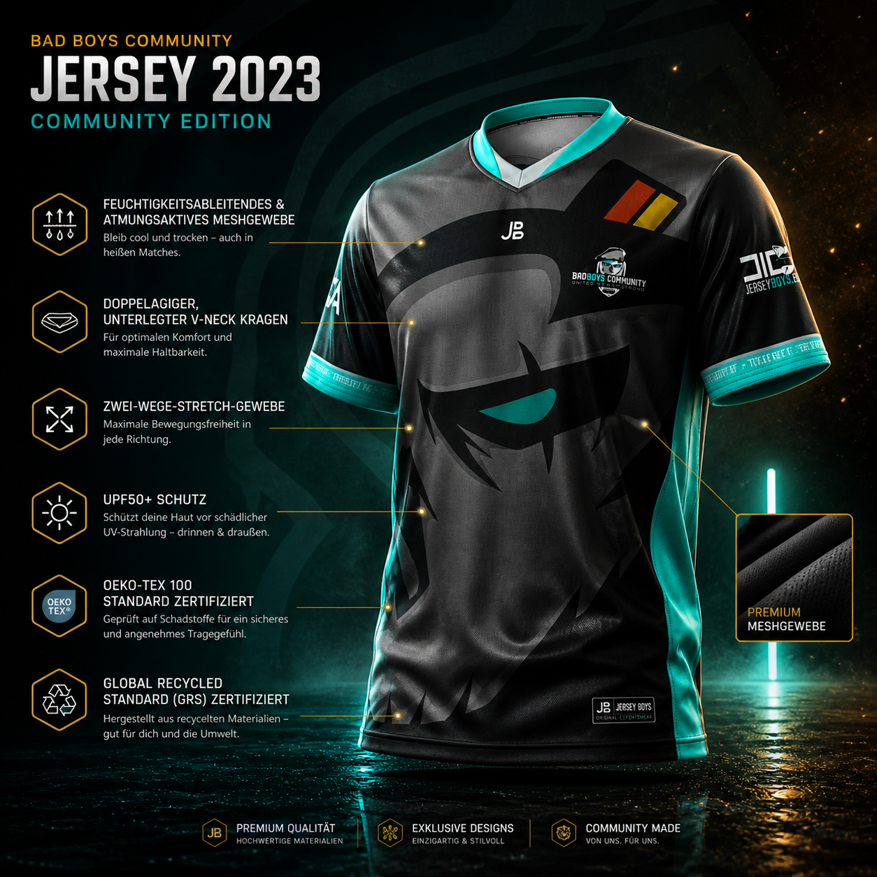 Bad Boys Community Jersey Highlights